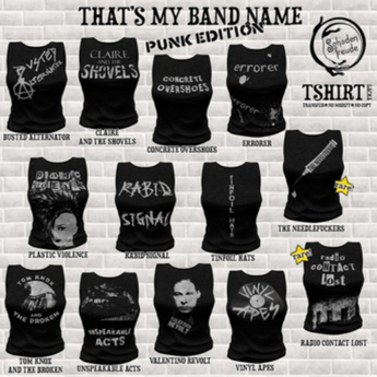 Second Life Marketplace - Schadenfreude TMBN Punk: Unspeakable Acts